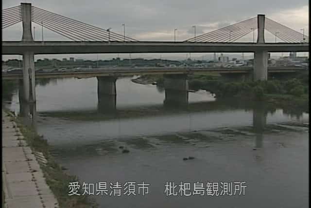 庄内川-赤とんぼ橋と新名西橋