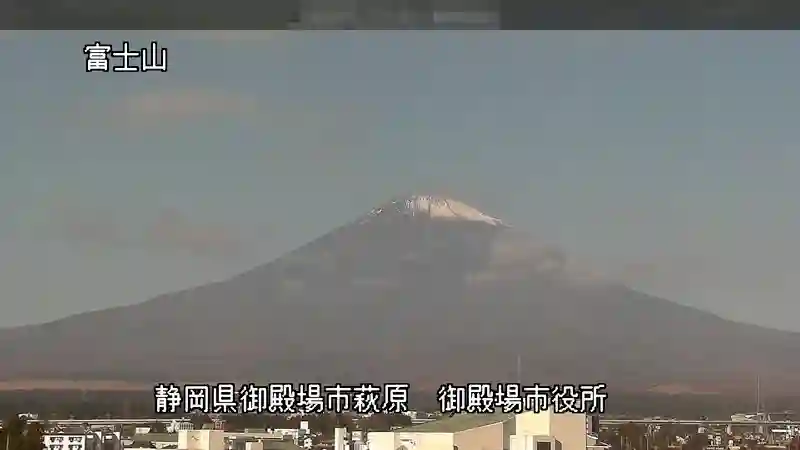 御殿場市役所から見た富士山